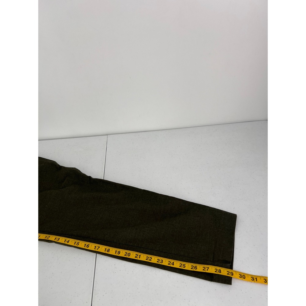 Banana Republic Men 32 Core Temp Chino‎ Pants Slim Fit Olive Green Stretch - Picture 8 of 10